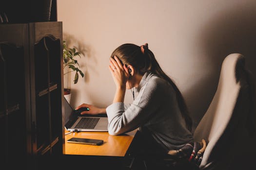 successful freelancer working at home