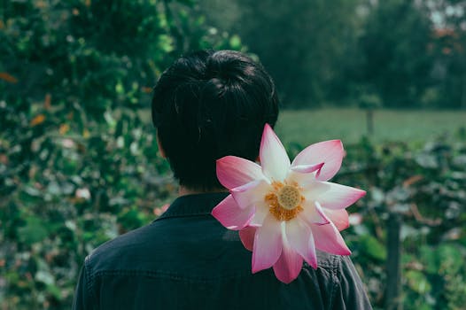 image of a peaceful garden scene