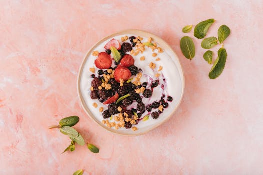 colorful smoothie